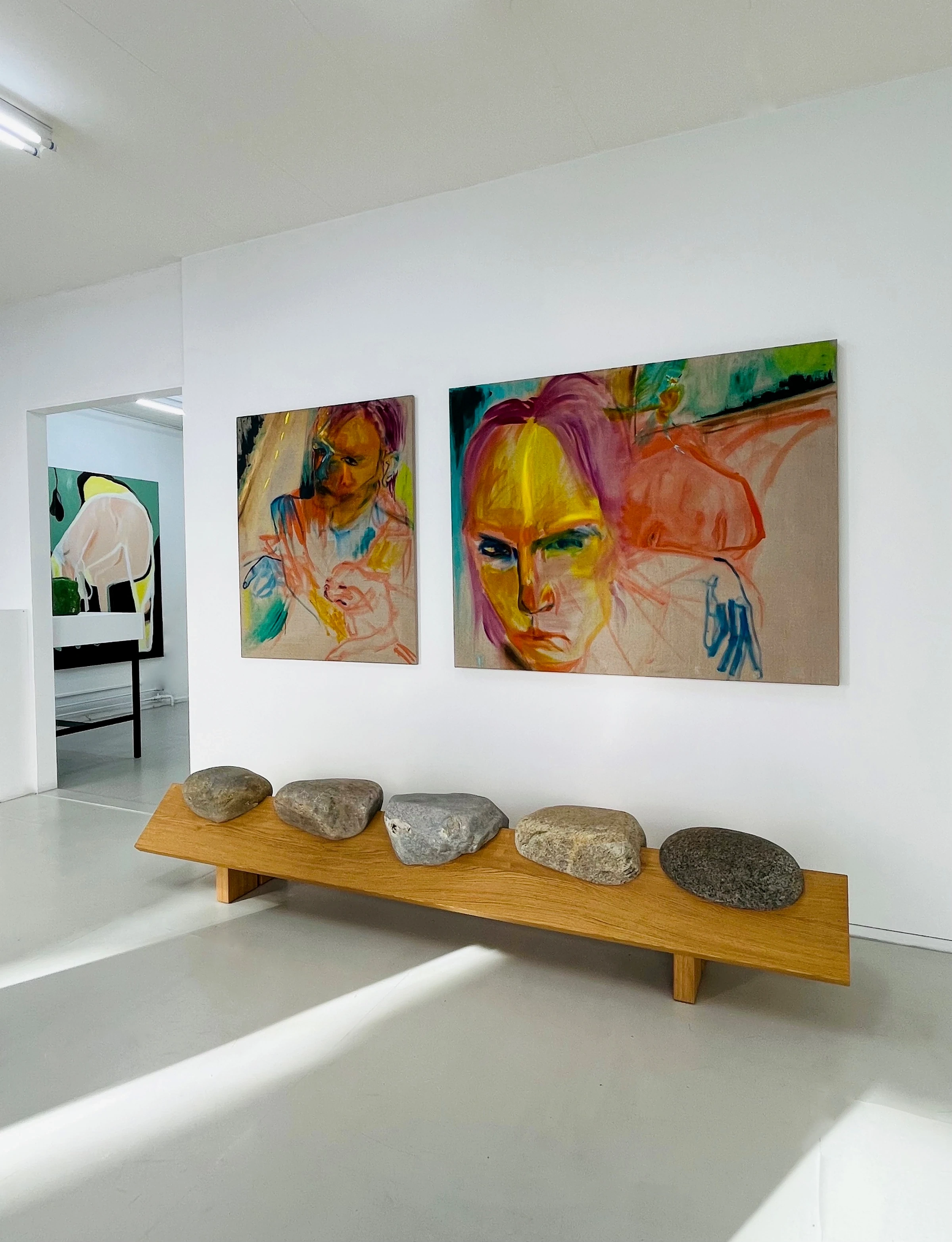 Gallery installation view of Another Place in the Sun at VÆG
